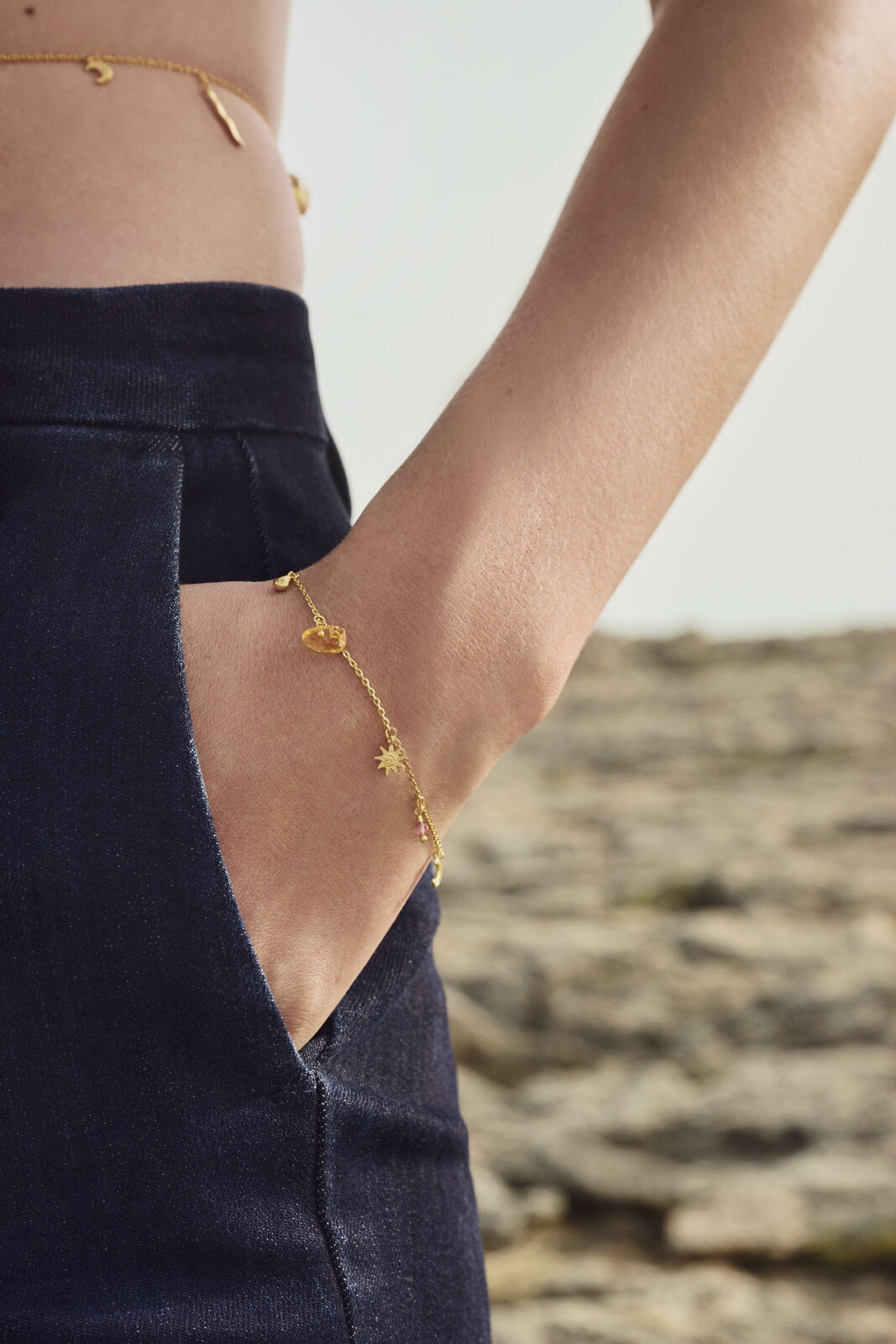 Addison armbånd - forgyldt